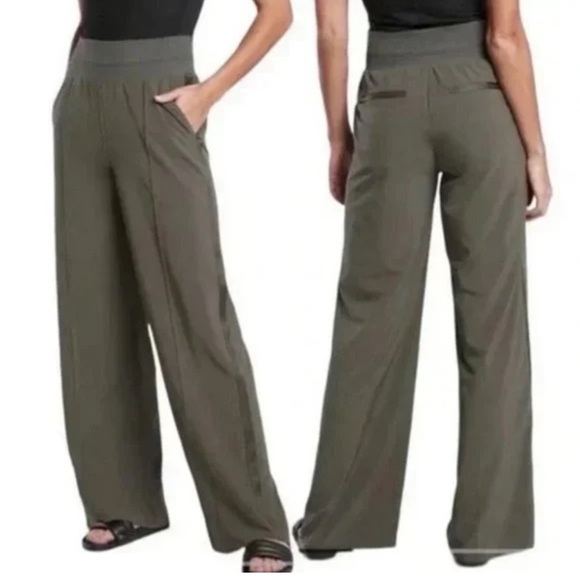 Athleta black Nolita wide leg pant plus size 24W - Picture 2 of 10